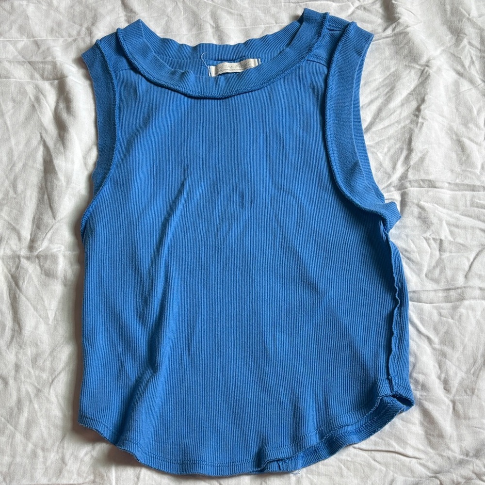 We The Free Vibrant Blue Tank Top